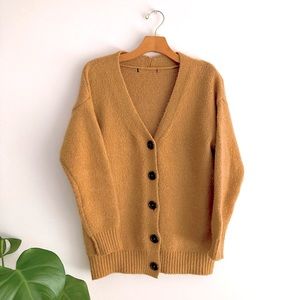 Oversized chunky sweater cardigan